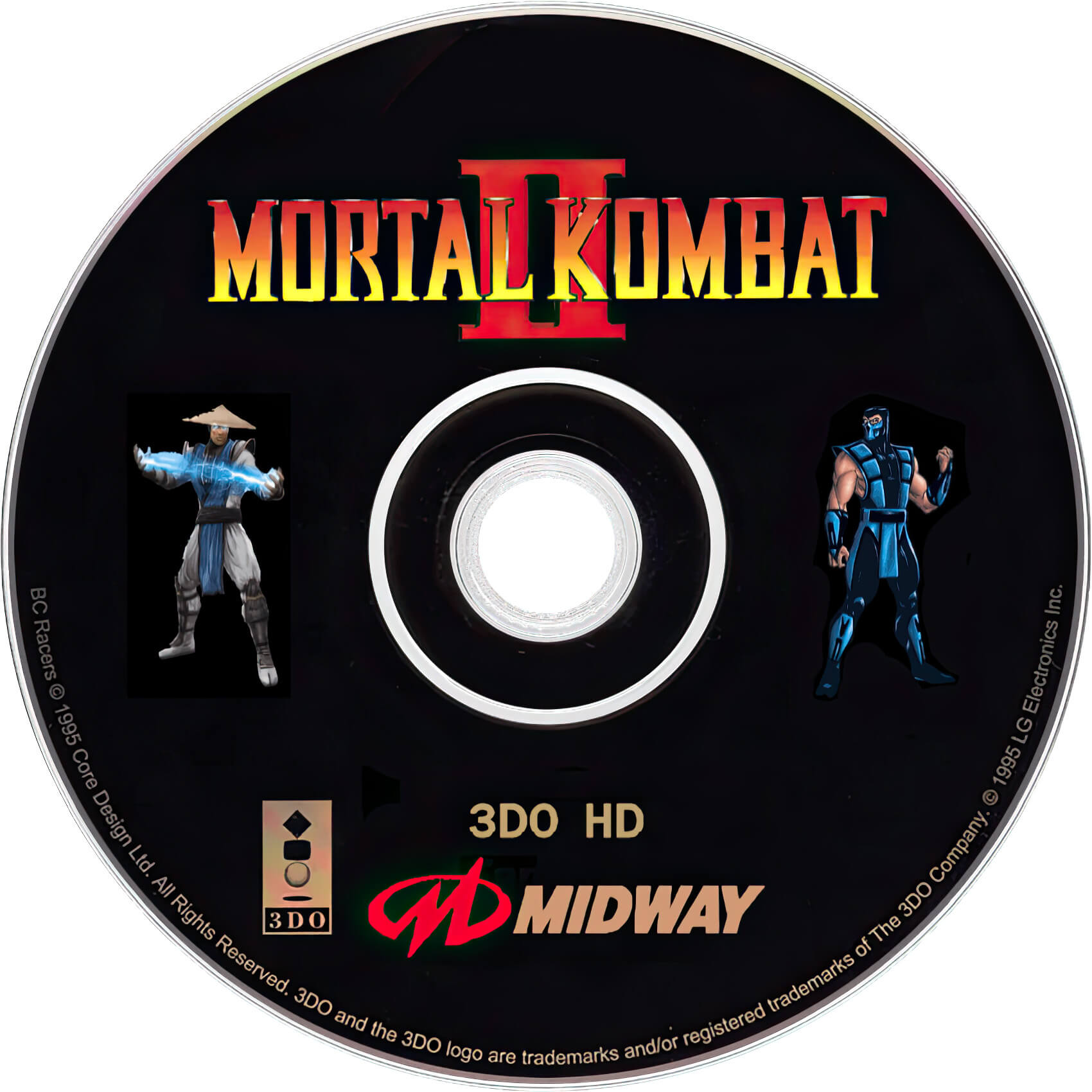 Пиратский диск Mortal Kombat 2 3DO Edition для 3DO